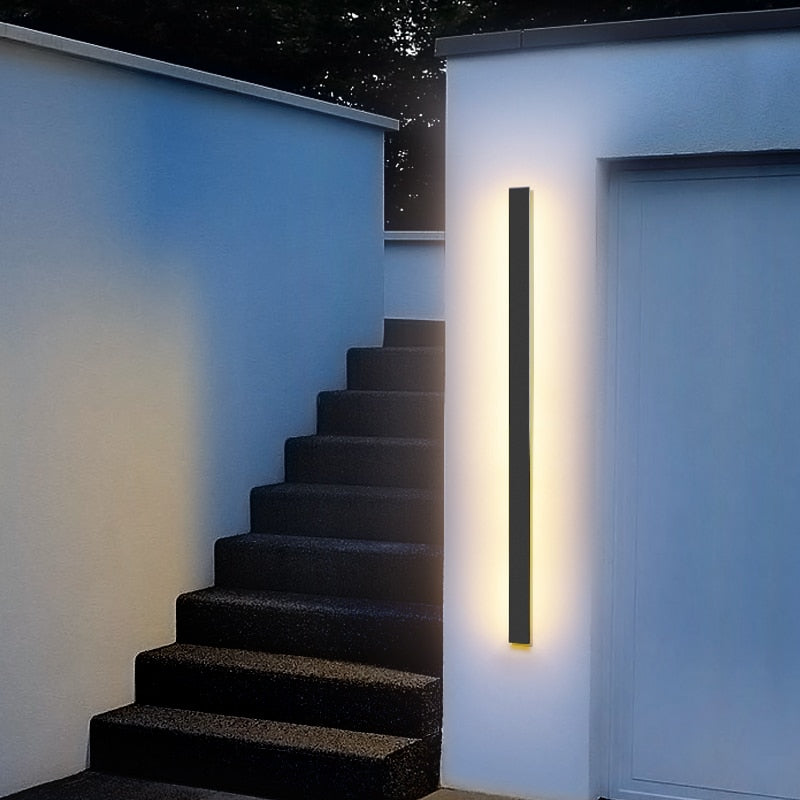 Outdoor Wandleuchte Aluminium Modern LED Wandleuchte