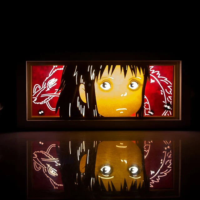 Anime 3D LED Lichtbox – Dragon Ball-inspirierte Papierschnitt-Nachtlampe mit Fernbedienung