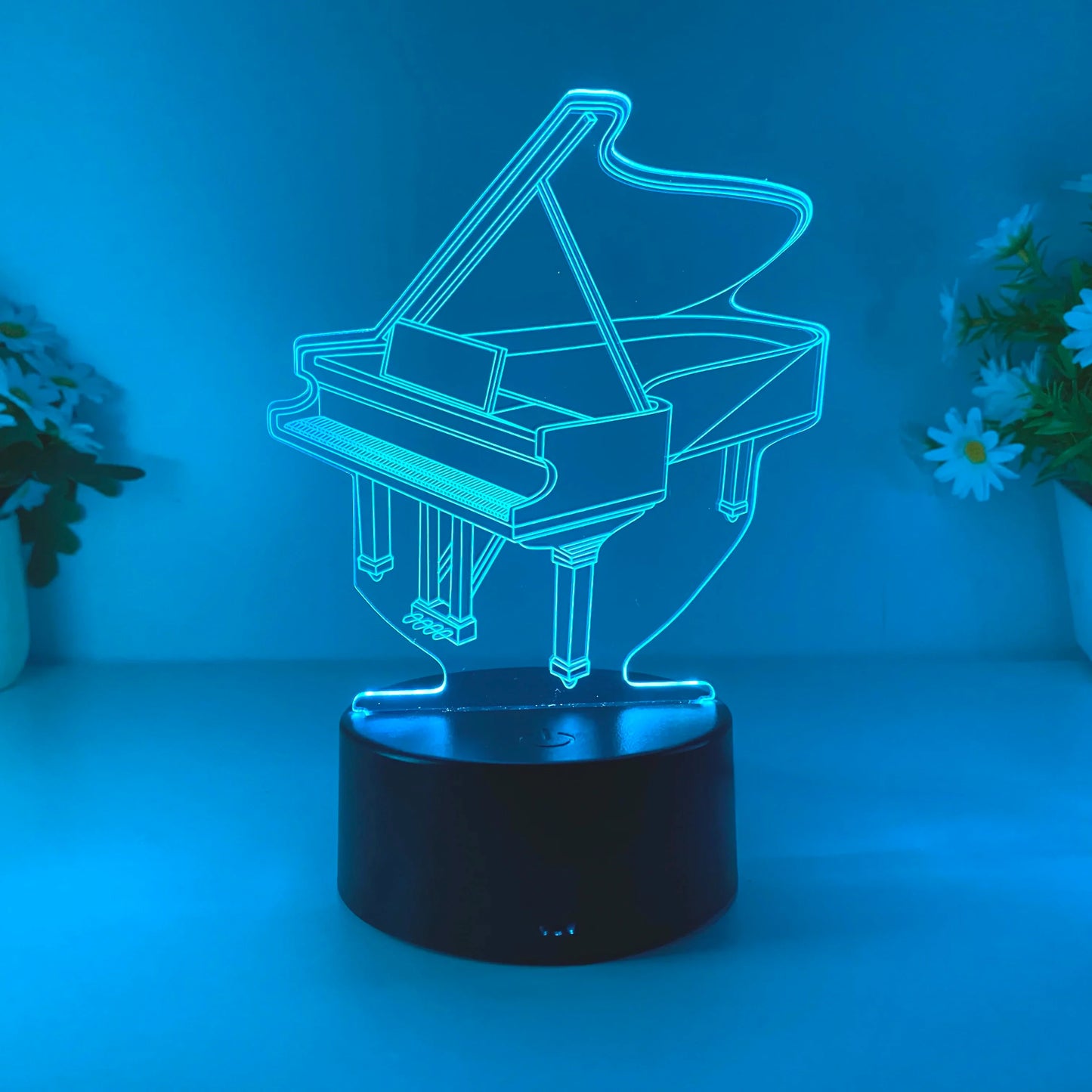 3D Klavier Nachtlicht