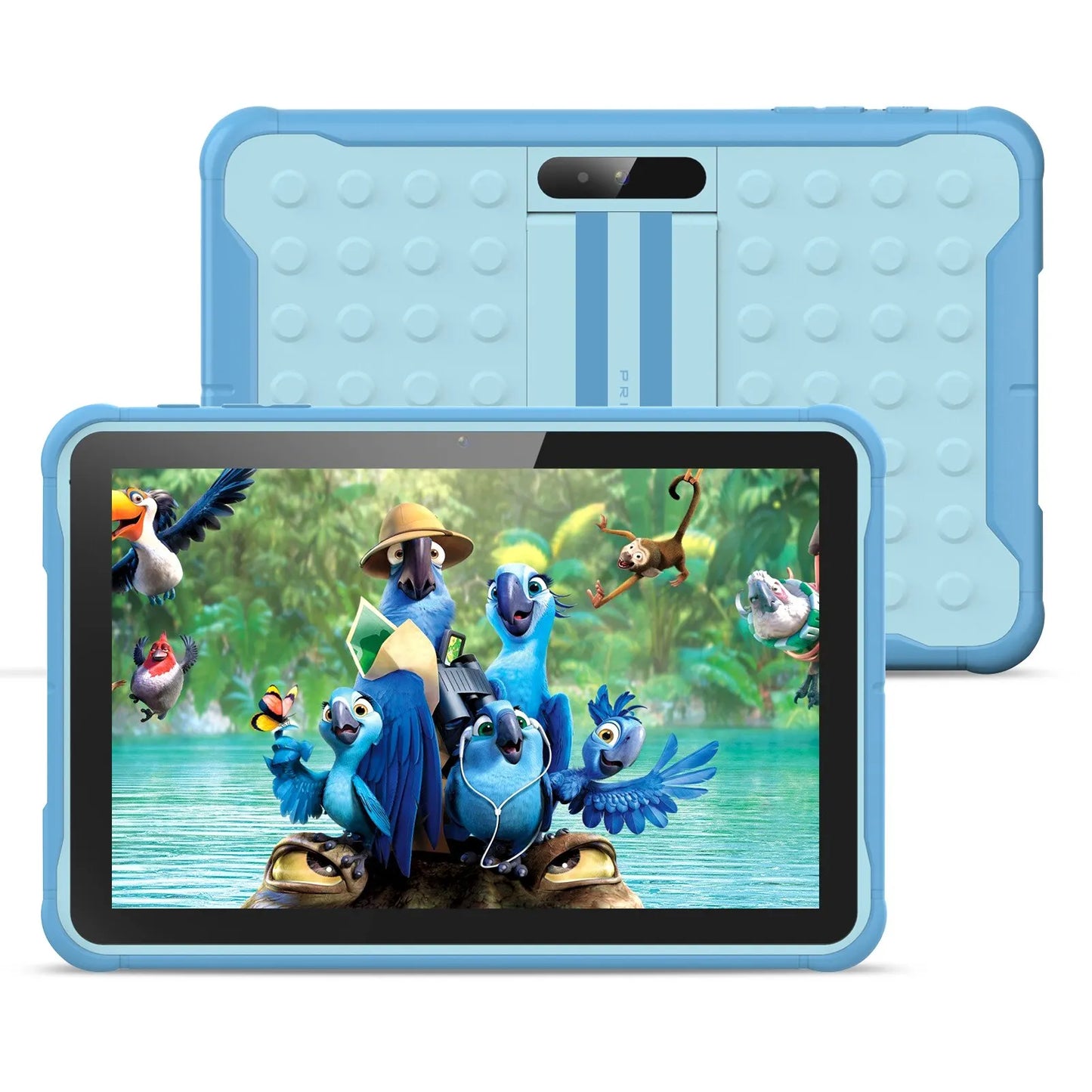 10 Zoll Kids Tablet mit Quad-Core, 64GB Speicher, Android 13 und 720p HD Bildschirm - Bestes Kids Tablet für Kinder