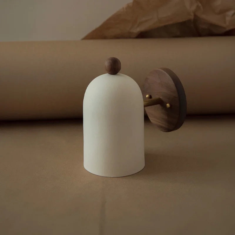 Walnuss Wabi-Sabi Wandlampe | NatureGlow