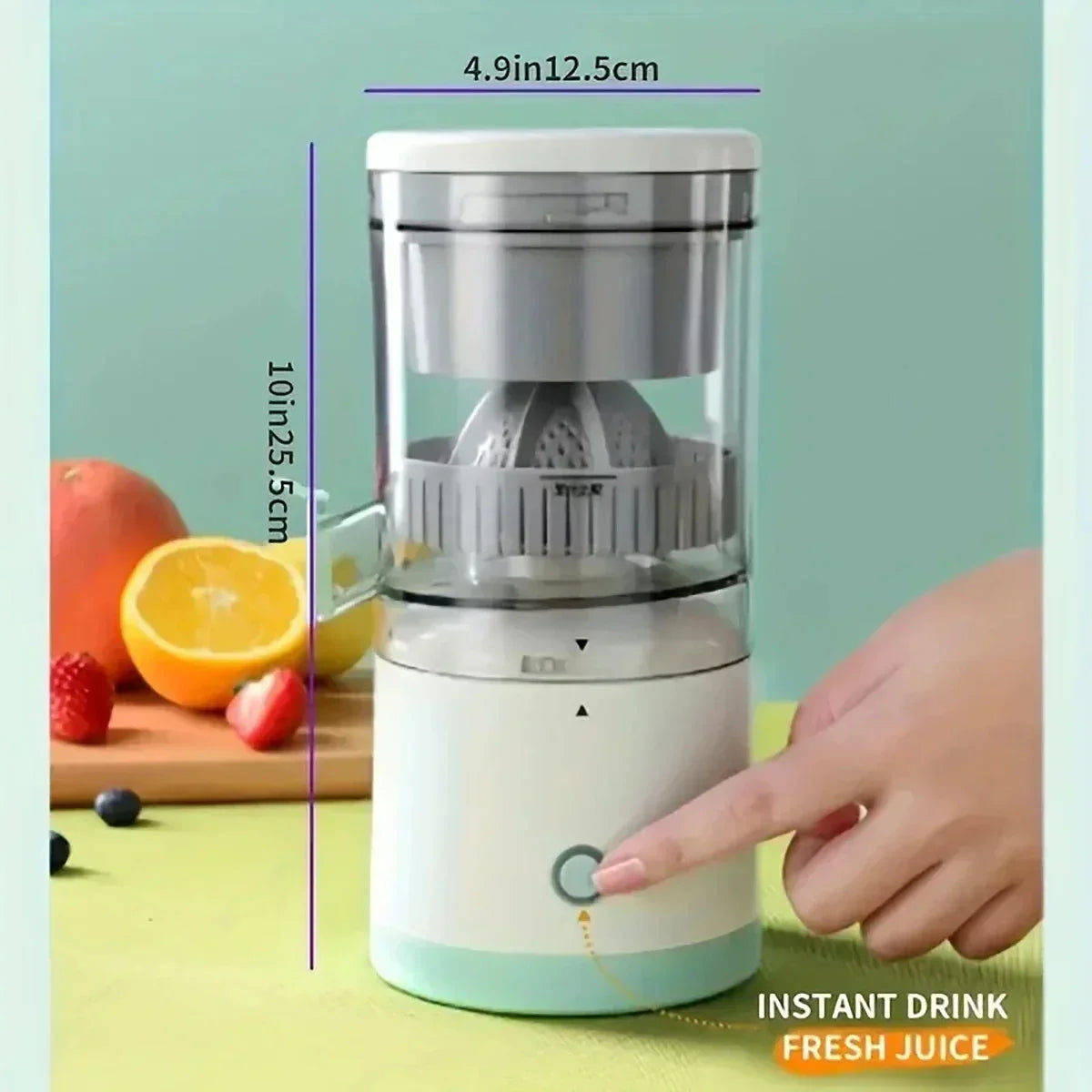 Elektrische Saftbecher USB Zitrus Orange Zitrone Entsafter Tragbarer Küchen Obst Mixer Frischseparator