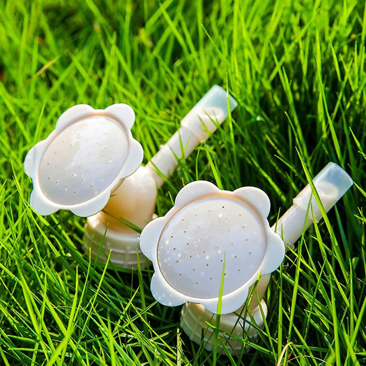 2-in-1 Doppelkappen Flaschen Sprühdüse – Mini Sprühkopf für Gartenbewässerung