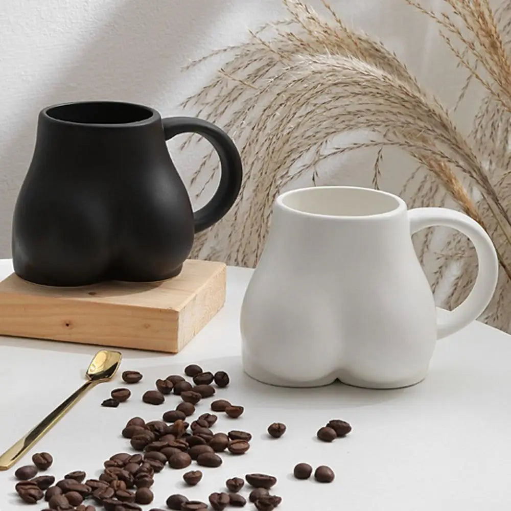 Kaffe Tasse Mit Weiblichen Rundungen