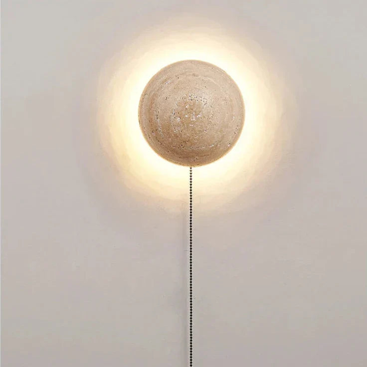 Garduru Creme Wandlampe – Minimalistische Eleganz mit einem sanften Glühen
