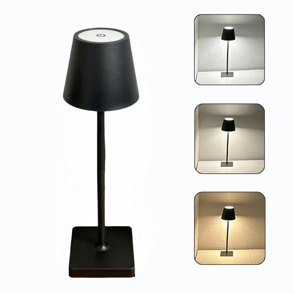 Kabellampe LED-Tischlampe – Wiederaufladbares Licht mit Touch-Steuerung