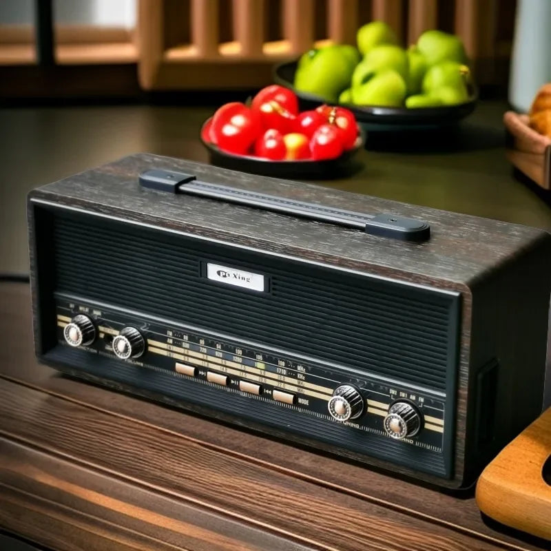 Vintage Holz Bluetooth Lautsprecher
