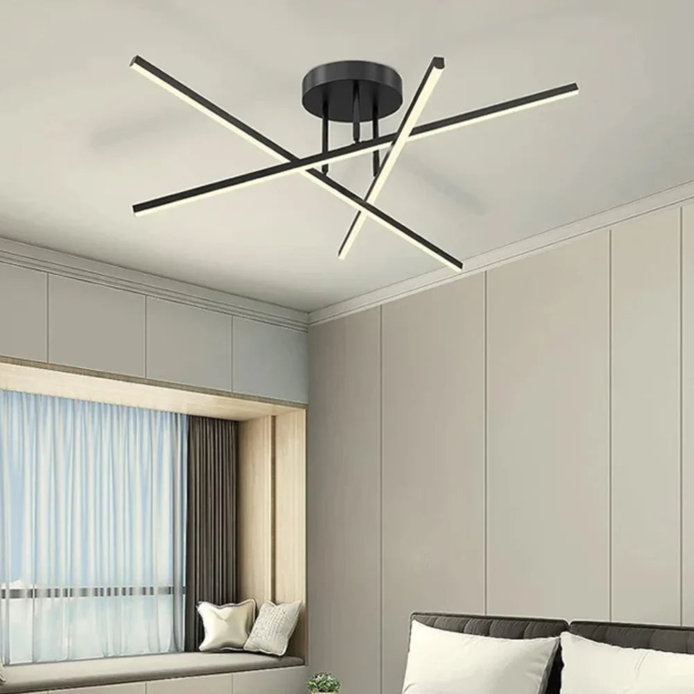 Moderner LED-Decken-Chandelier - Nordischer Stil für Wohnzimmer, Esszimmer und Schlafzimmer