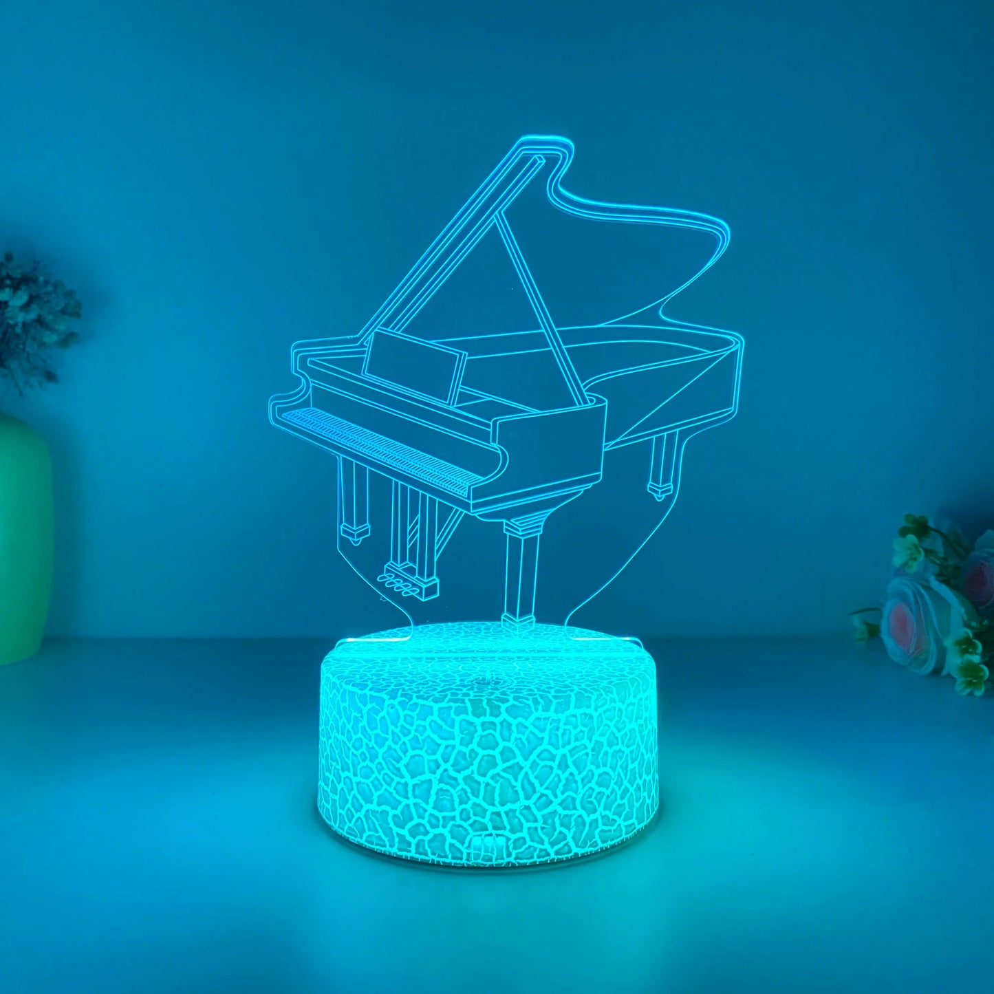 3D Klavier Nachtlicht