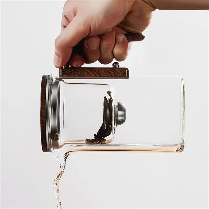 ZenFusion – Luxus-Glasteekanne mit innovativem Infuser und zeitlosem Design