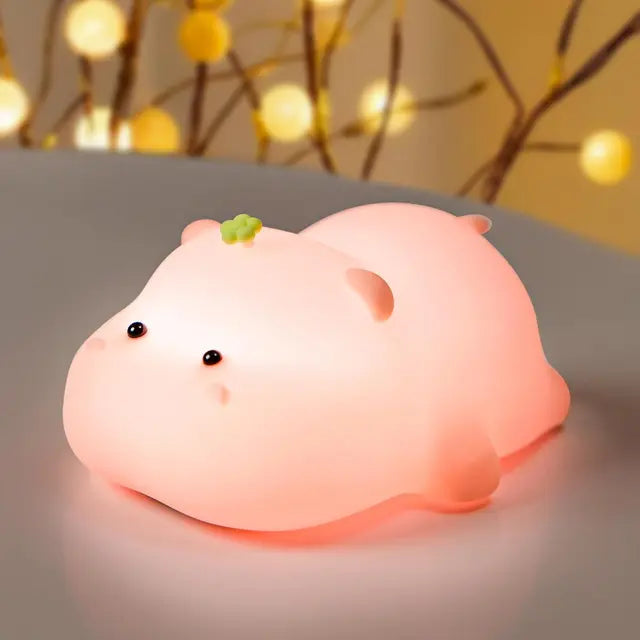 USB Wiederaufladbare LED Ente Nachtlicht – Niedliche Silikonlampe für Kinder & Kinderzimmerdekoration