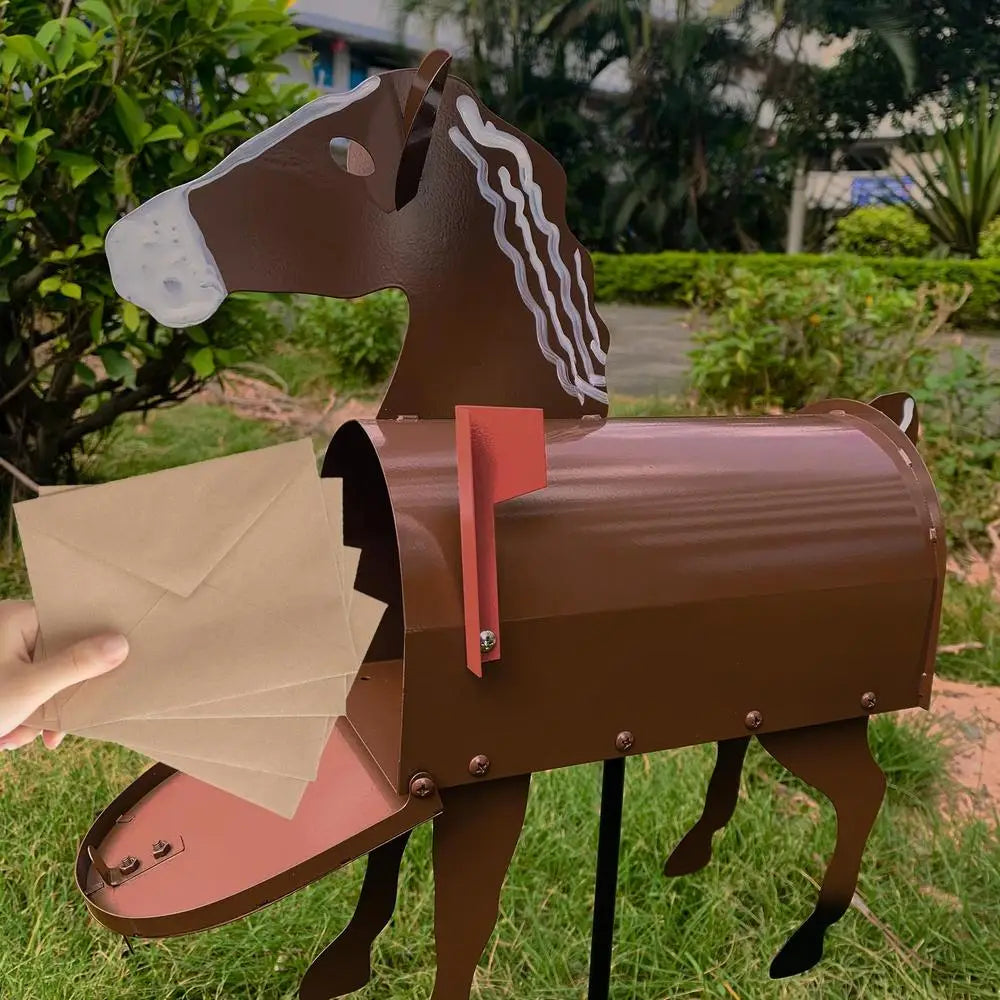 Garduru Tier-Skulptur als Briefkasten – Detailliert und Wetterfest