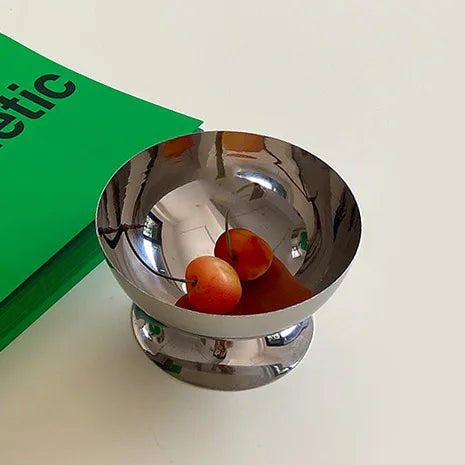 Edelstahl Schüssel für Eis und Salat