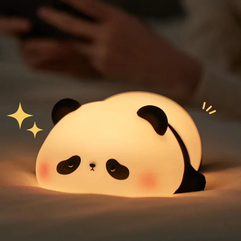 Royallure Panda LED Nachtlicht – Liebenswerte Silikonlampe für Kinder