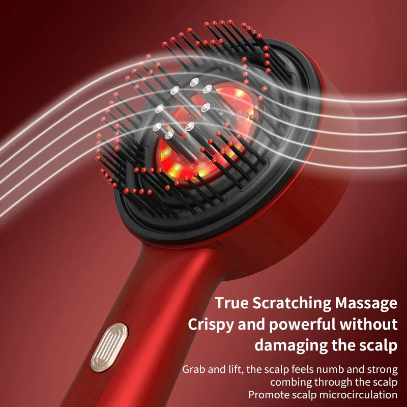Elektrischer Kopfhautmassagegerät & Haarwachstums-Kamm