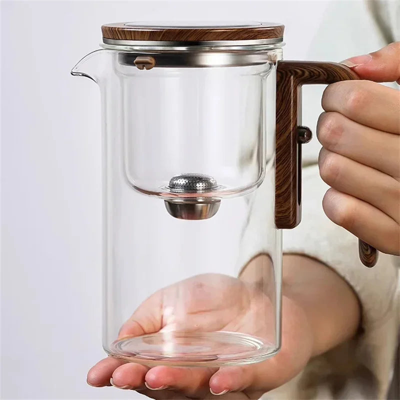 ZenFusion – Luxus-Glasteekanne mit innovativem Infuser und zeitlosem Design