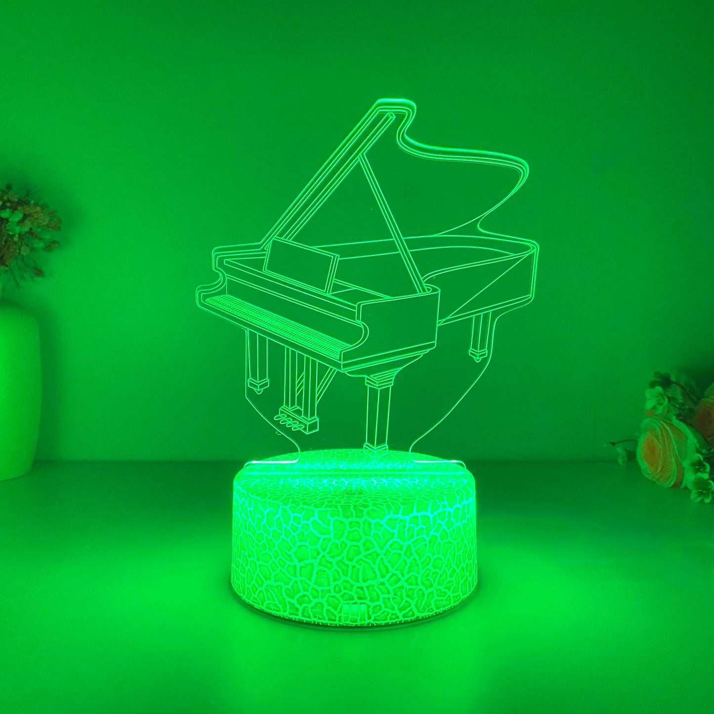 3D Klavier Nachtlicht