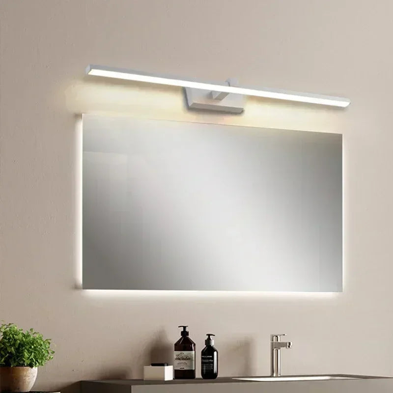 RoyaleGlow Moderne LED Badezimmer Wandleuchte mit einstellbarem Tricolor Licht
