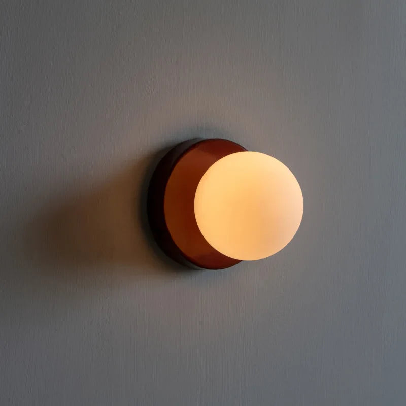 Royaleva Nordic LED Glas Wandlampe – Minimalistische Kugel Wandleuchte für moderne Innenräume