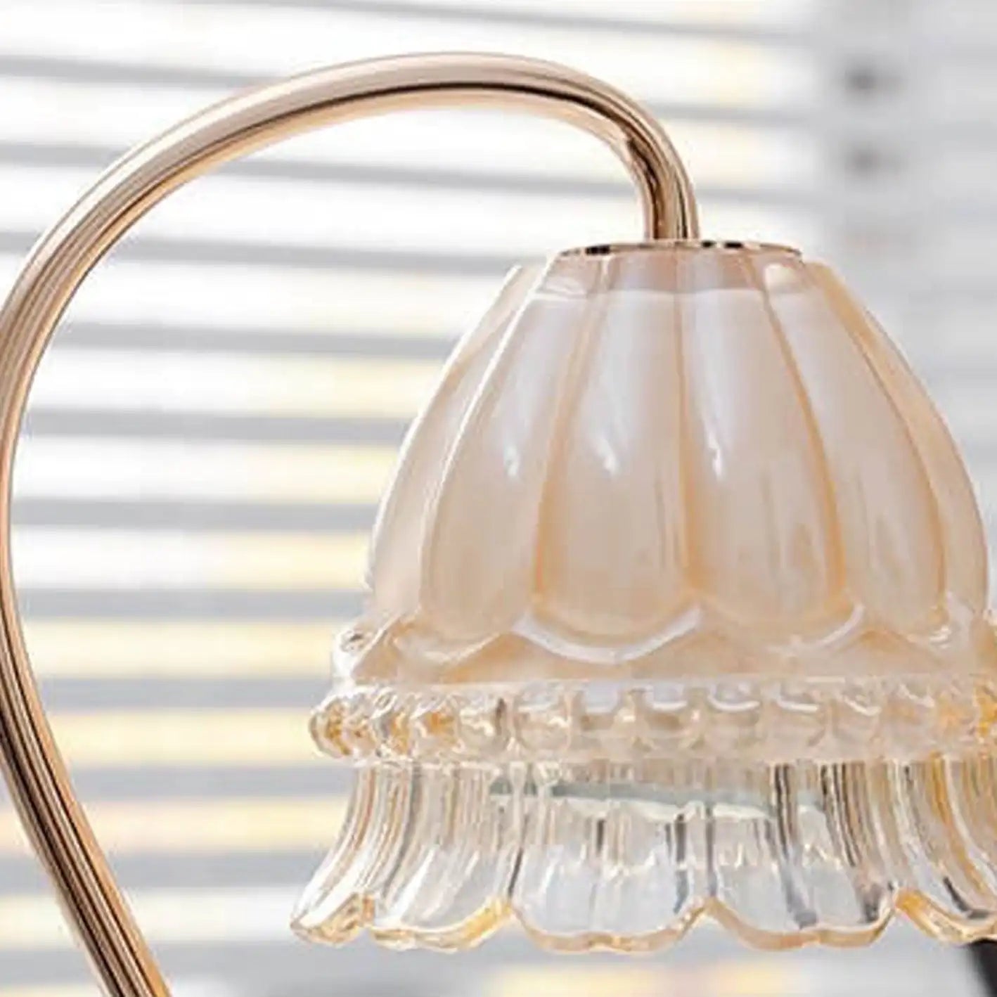 Vintage Glas Blumen Schmelzlampe