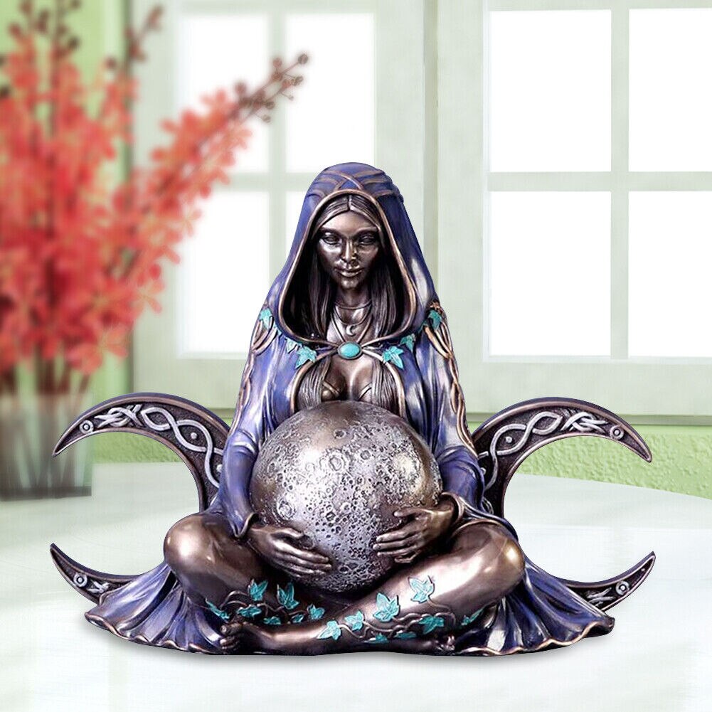 Millennium Gaia Göttinnenstatue: Serene Gartenkunst
