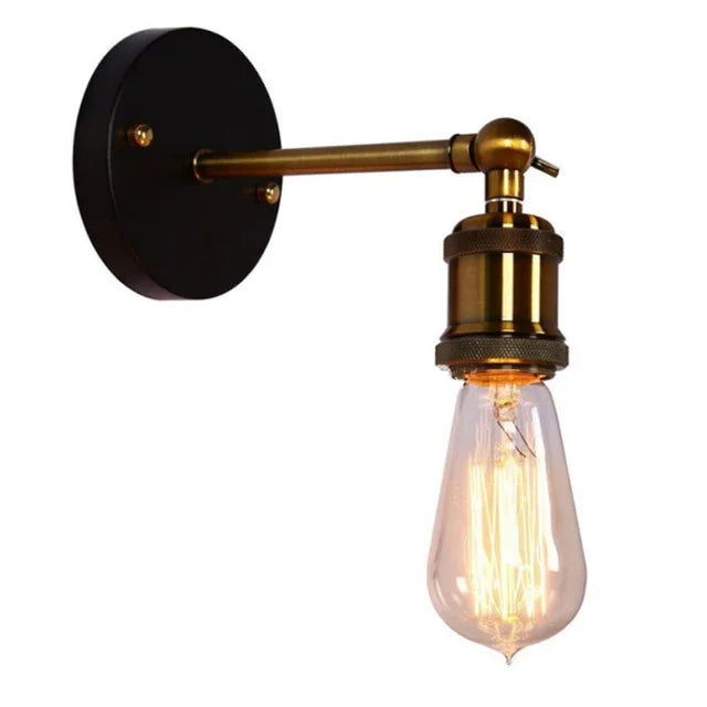 Industrielle verstellbare Wandlampe - Amerikanischer Retro-Stil