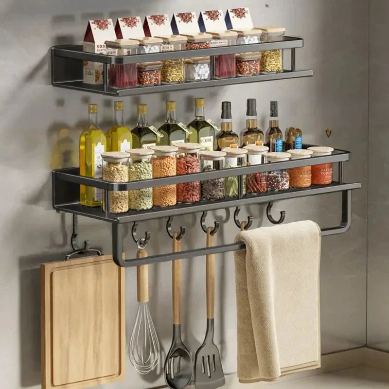 KitchenStyle – Elegantes Wandregal für eine organisierte Küche