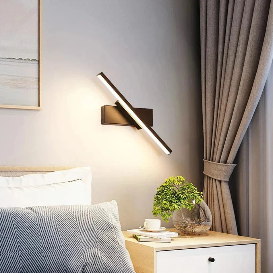 Drehbare LED-Wandleuchte - Moderne Lampe für Schlafzimmer & Wohnzimmer