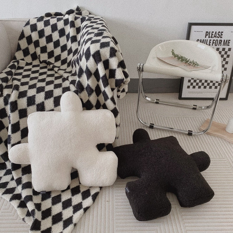 Dekorativer Kissenbezug – Weiche Polyester-Baumwoll-Mischung – Waschbar und Abnehmbar