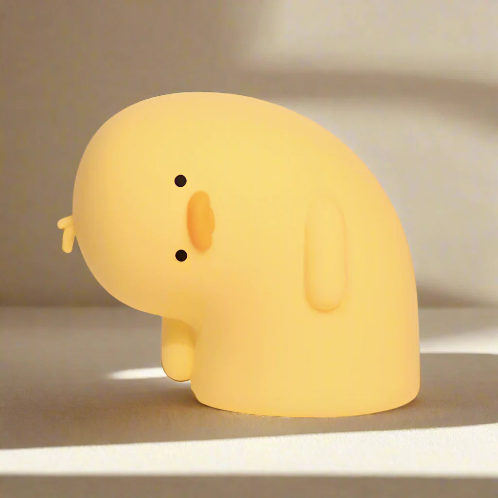 USB Wiederaufladbare LED Ente Nachtlicht – Niedliche Silikonlampe für Kinder & Kinderzimmerdekoration