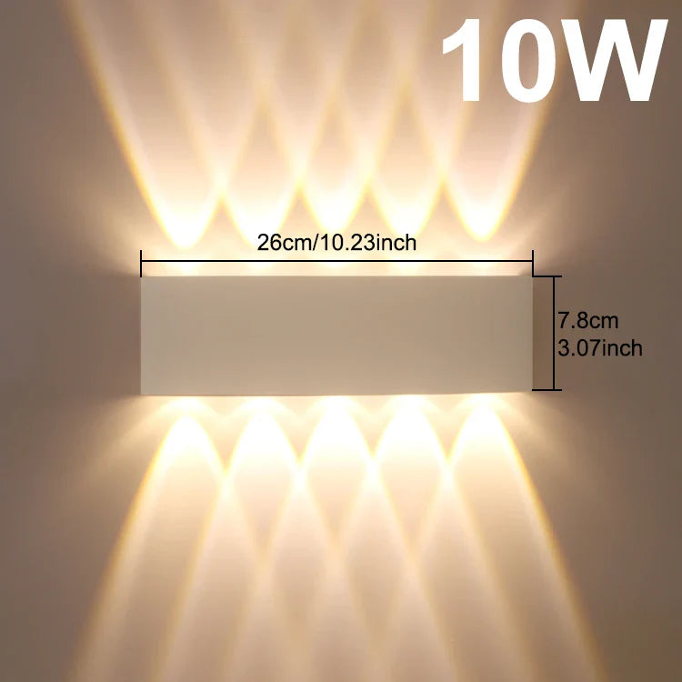 Royelux Moderne LED-Wandlampe für Schlafzimmer und Wohnzimmereinrichtung