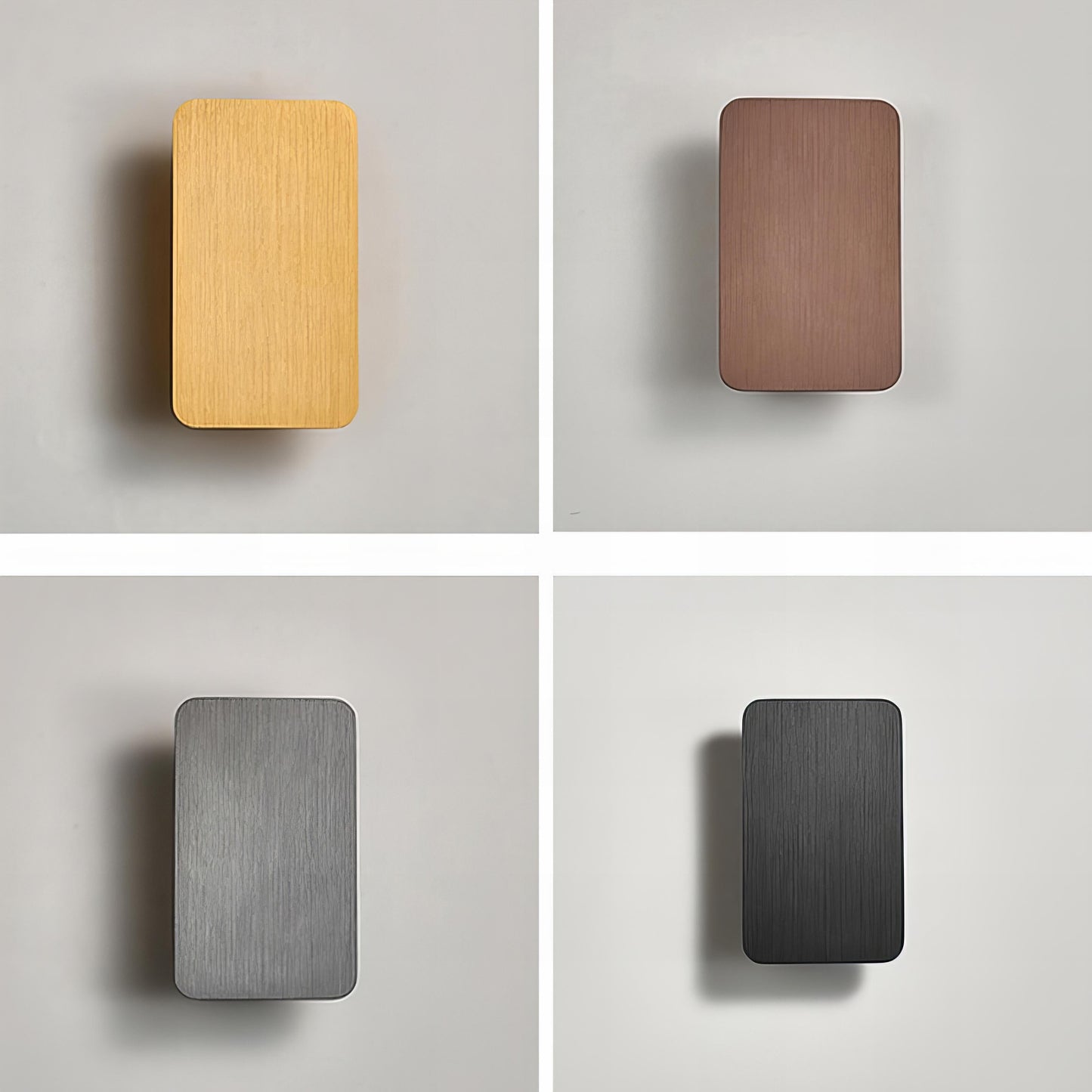 Rechteckige Wandleuchte Koda – Modernes und verstellbares Design aus Aluminium mit LED-Licht