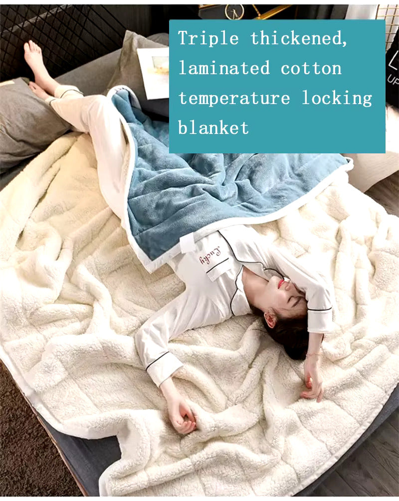 Royaleva Luxus Große Pelzdecke - Beidseitiger Plüschkomfort für Bett & Sofa