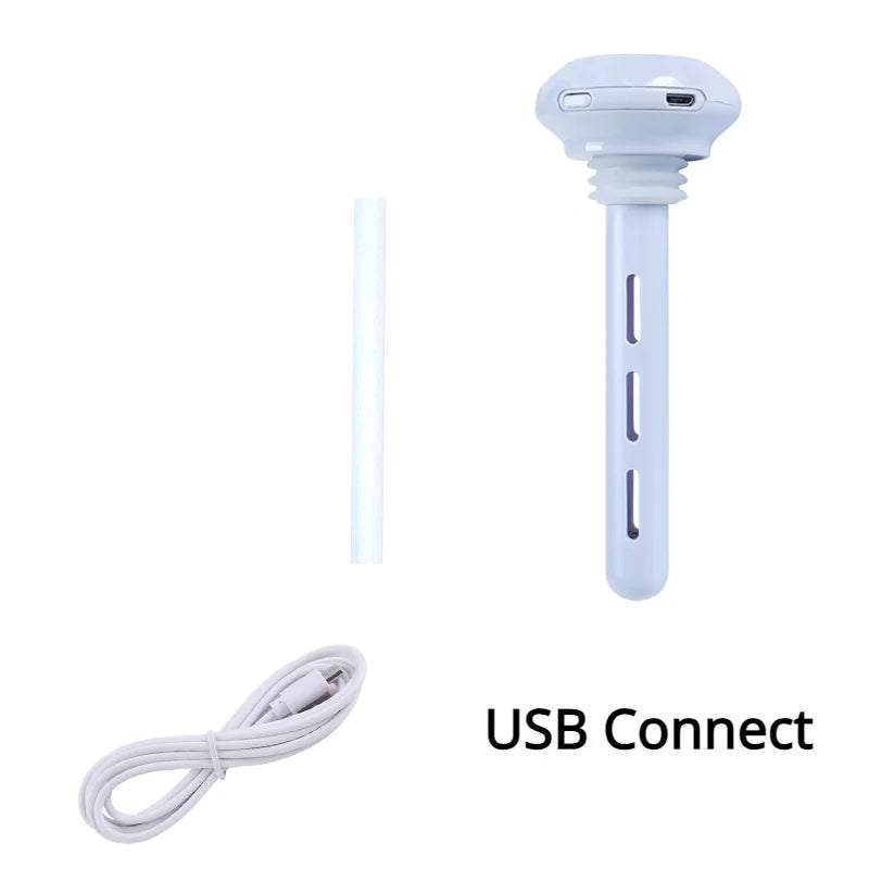 Super leiser tragbarer Nebelbefeuchter für Büro, Schlafzimmer, Auto, verstellbare Länge, keine Wasserflasche erforderlich