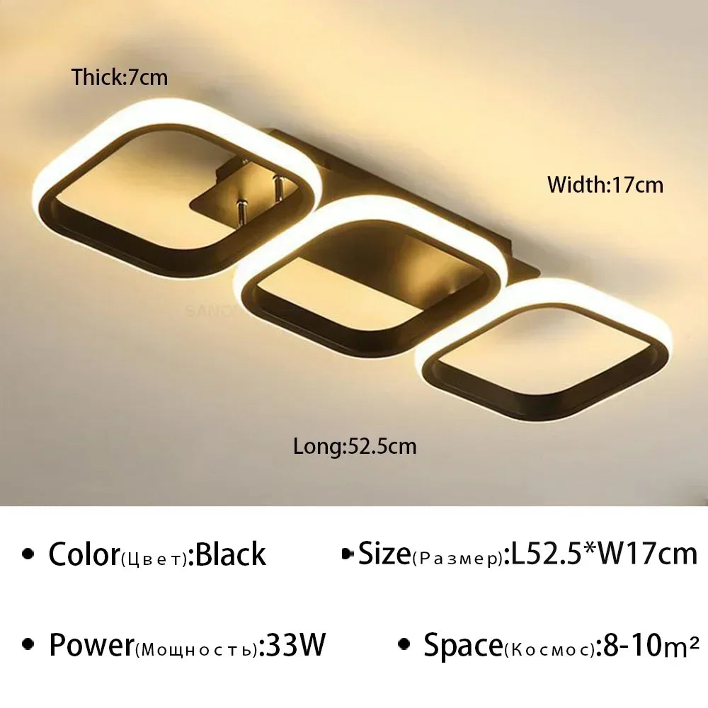LED-Deckenleuchte Kronleuchter - Modernes Design für Flur, Schlafzimmer und Wohnzimmer