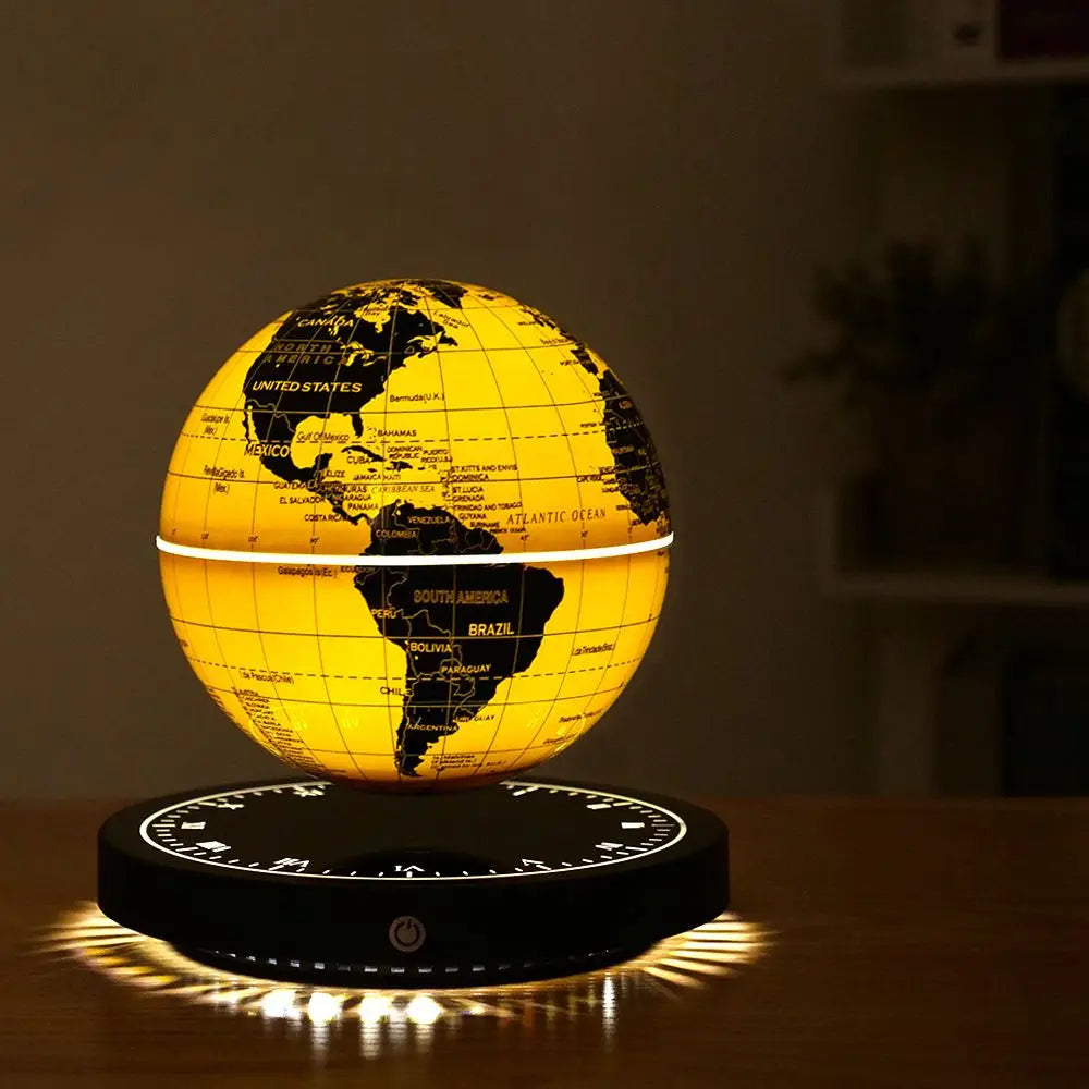 Schwebende magnetische Kugel mit LED-Lichtern – schwebende rotierende Erde für Wohnkultur und Geschenke
