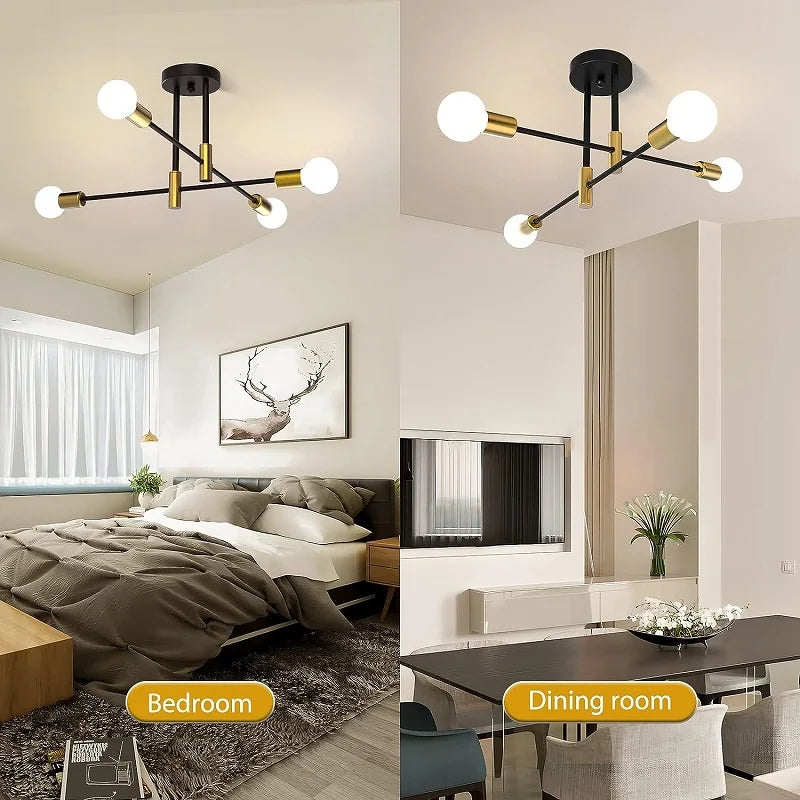 Moderne LED-Spinnen-Deckenleuchte - Nordic Minimalistisches Design für die Wohnkultur