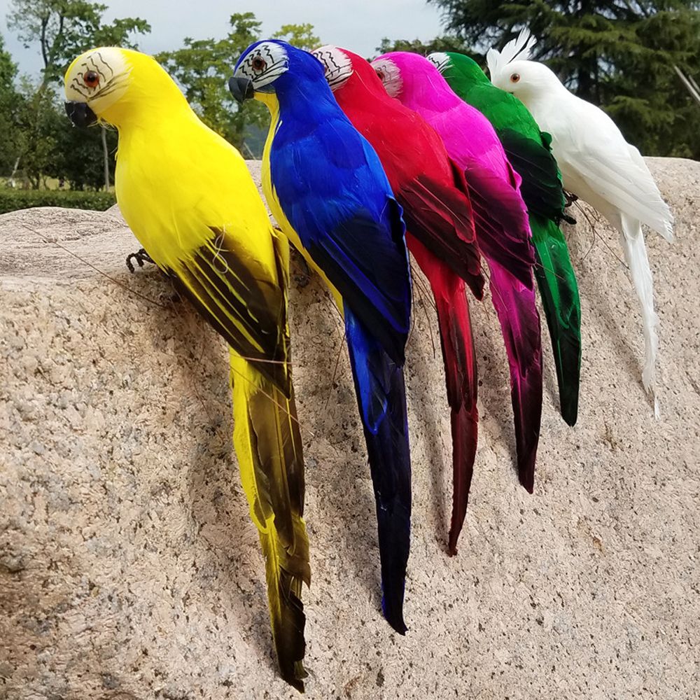Handgefertigte Papageienfigur