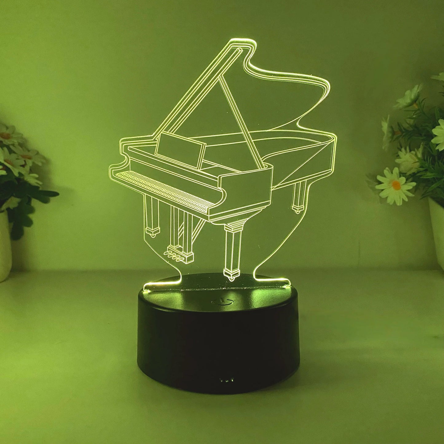 3D Klavier Nachtlicht