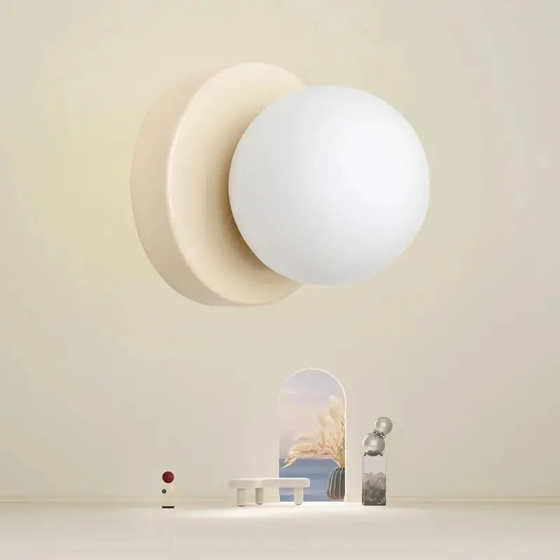 Royaleva Nordic LED Glas Wandlampe – Minimalistische Kugel Wandleuchte für moderne Innenräume