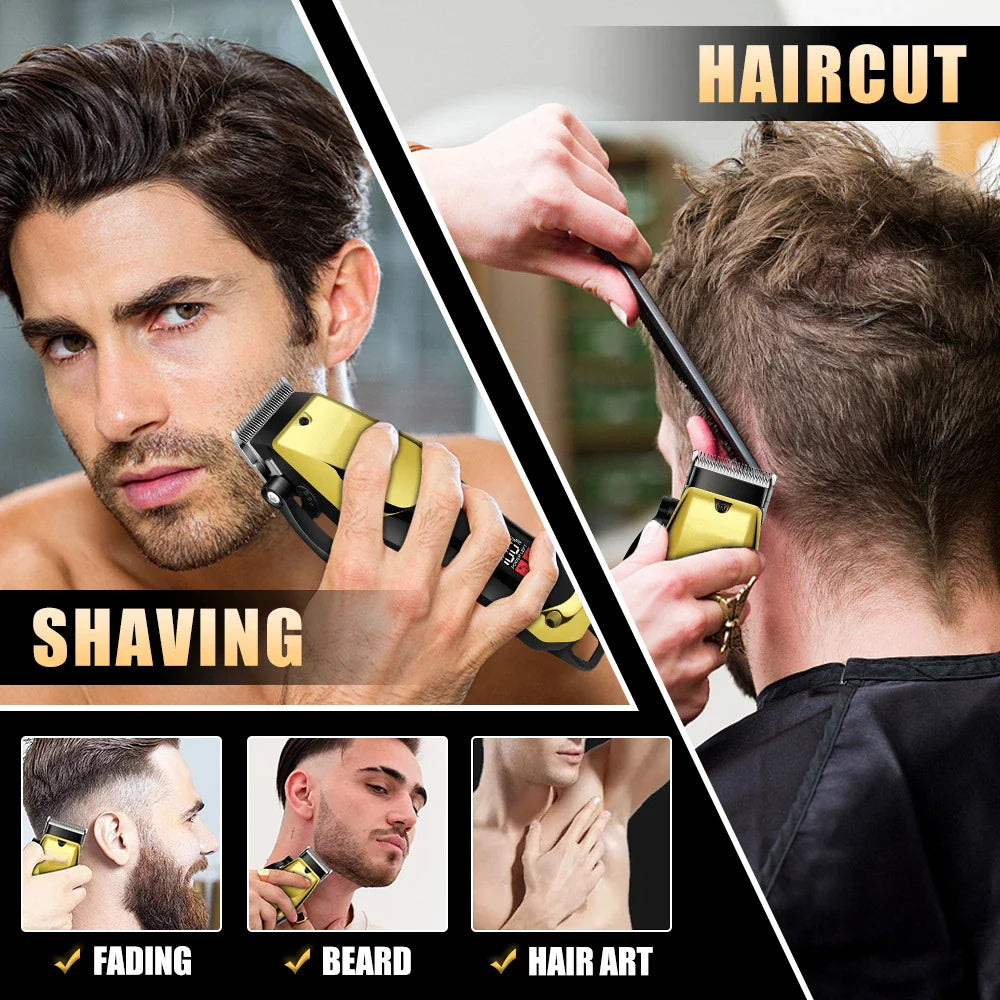3-in-1 USB wiederaufladbarer Herren Haarschneider