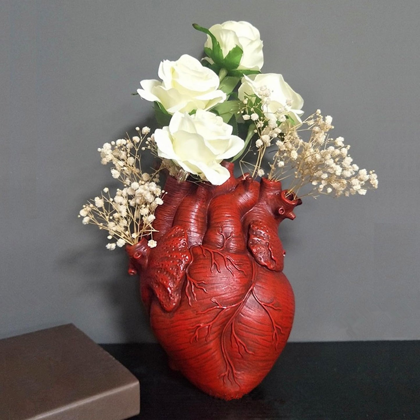 Garduru herzförmiges Harz Vase Dekor