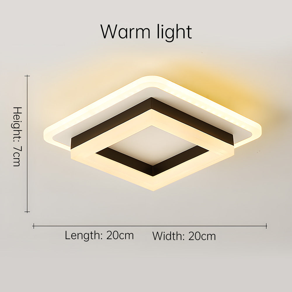 Deckenleuchte Modern Quadrat LED Einbauleuchte