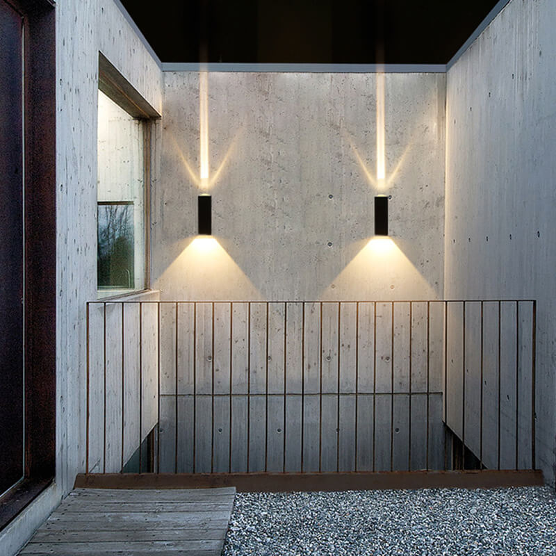 Moderne wasserdichte LED-Design-Außenwandleuchte