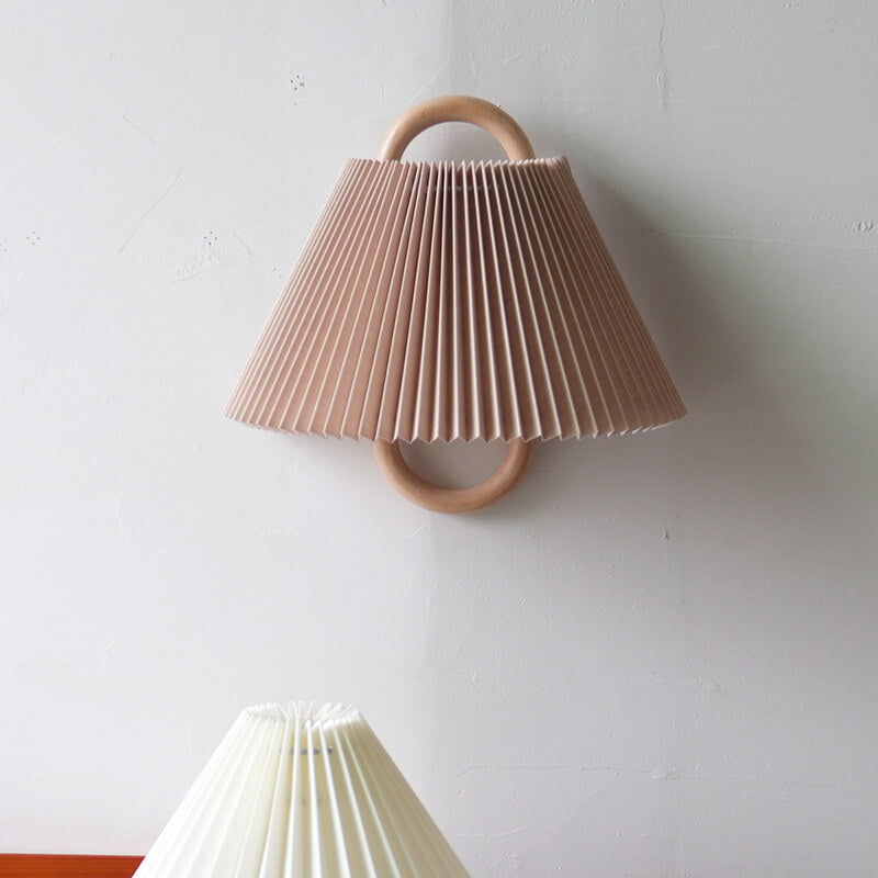 Wandleuchte Moderne Holzstoff Wandleuchte Lampe