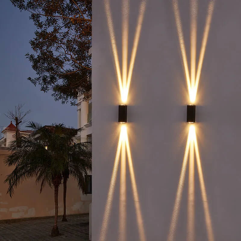 Moderne wasserdichte LED-Design-Außenwandleuchte