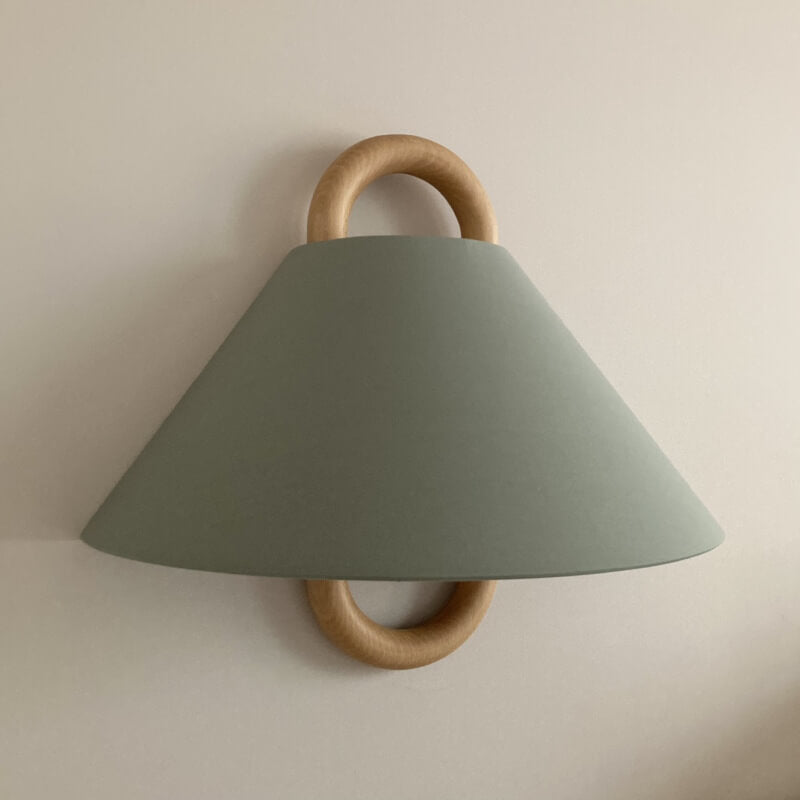 Wandleuchte Moderne Holzstoff Wandleuchte Lampe