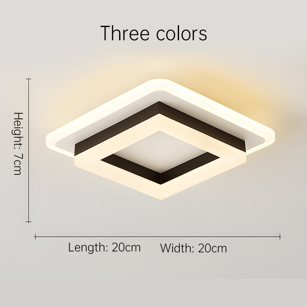 Deckenleuchte Modern Quadrat LED Einbauleuchte