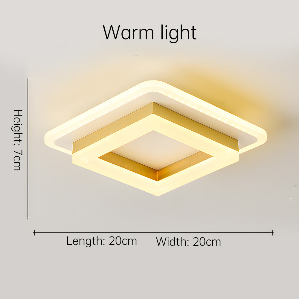 Deckenleuchte Modern Quadrat LED Einbauleuchte