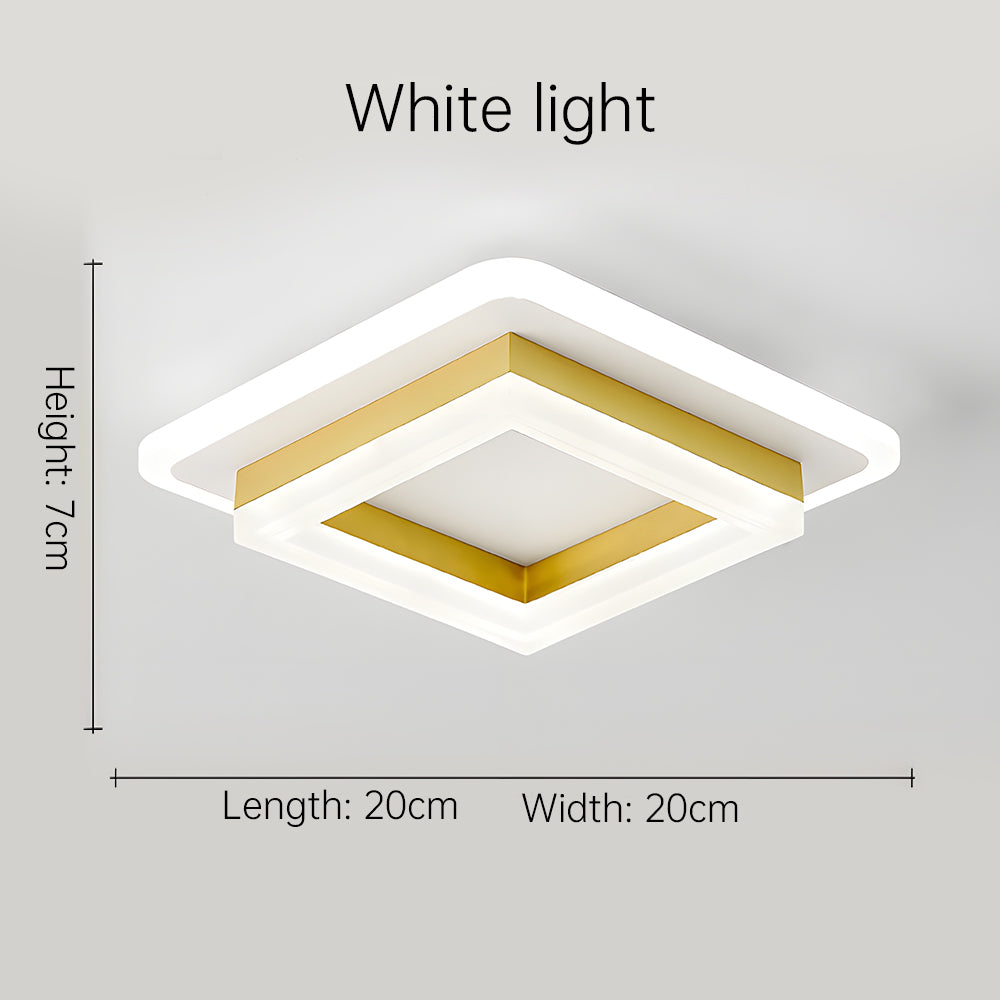 Deckenleuchte Modern Quadrat LED Einbauleuchte
